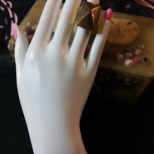 vintage prism square ring