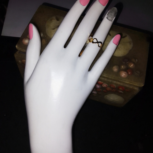 gold infinity ring